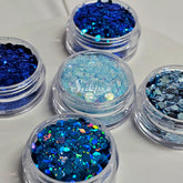 Blue Glitter Bundle (Set of 5) - Blue Glitter